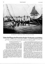 Unter der Flagge des Deutschen Segler-Verbandes nach Afrika