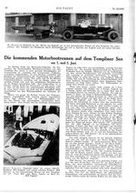 Motorbootrennen auf dem Templiner See, Die kommenden
