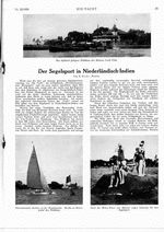 Segelsport in Niederländisch-Indien, Der