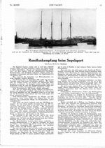 Rundfunkempfang beim Segelsport