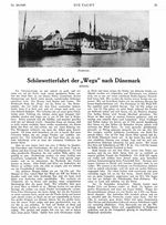 Schönwetterfahrt der " Wega " nach Dänemark