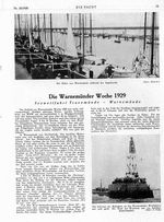 Warnemünder Woche 1929: 7.,9.,10.,11.,13.,und 14.Juli