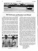 Kraftwagen und Rennboot nach Brüssel, Mit