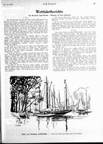 Bayerische Segelwoche 1929. - Regatten auf dem Ammersee