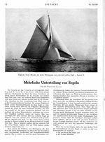 Unterteilung von Segeln, Mehrfache