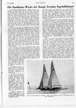 Sandhamn-Regatta des K.S.S.S., Die