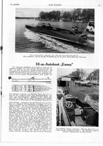 10 m Autoboot " Emmy " (Ob.-Ing. Heinz Docter, Charlottenburg)