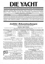 Fahrtensegler, Mitteilungen für
