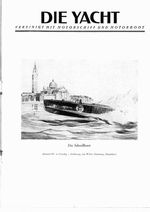 Das Schnellboot (Zeichnung von Walter Hemming)