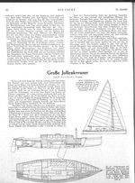 50 qm Jollenkreuzer " Mirandella " (Yachtwerft W. von Hacht, Hamburg)