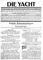 Fahrtensegler, Mitteilungen für