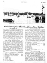 Pokal-Wettkampf der 22 qm Rennjollen auf dem Zürichsee