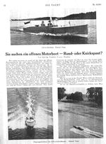 Sie suchen ein offenes Motorboot - Rund- oder Knickspant?