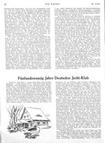 Deutscher Jacht-Klub, Fünfundzwanzig Jahre