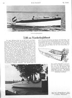 7,50 m Vorderkajütboot (Berkholz &amp; gärsch)