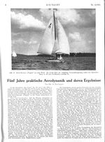 Aerodynamik und deren Ergebnisse, Fünf Jahre praktische