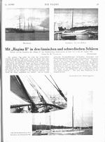" Regina II " in den finnischen und schwedischen Schären, Mit