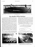 4,50 m Rennboot mit Schachtmotor (Schiffbau-Ing. Harold Tapken)