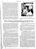 Notverordnung und Steuerbelastung der Sportvereine