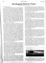 Amerikanischer Brief der " Yacht "