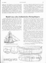 Heringsfängers, Modell eines alten holländischen