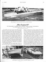 " Miss England II ", Weltrekordfahrt der
