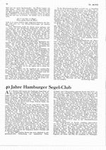 40 Jahre Hamburger Segel-Club