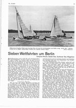 Berlin: Zeuthener See, Wettfahrten auf dem