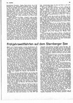 Bayern: Starnberger See, Frühjahrswettfahrten auf dem