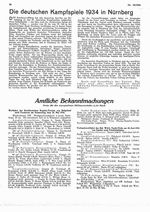 Kampfspiele 1934 in Nürnberg, Die deutschen