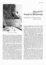 " Spucht III " kreuzt im Mittelmeer