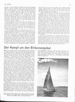 Eintonnerpokal, Der Kampf um den