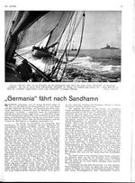 " Germania " fährt nach Sandhamn