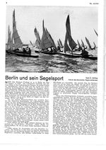 Berlin und sein Segelsport