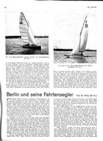 Berlin und seine Fahrtensegler