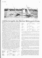 Jubiläumsregatta des Berliner Motoryacht-Clubs