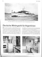 Dieselmotoryacht " Ayui " für Argentinien (Lürssen)