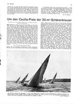 Berlin: Cecilie-Preis der 30 qm Schärenkreuzer, Um den