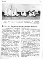 Alster: Herbstregatten auf der Alster