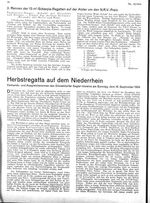 Niederrhein, Herbstregatta auf dem