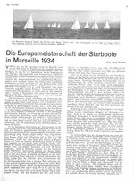 Starbootmeisterschaft in Marseille, Die europäische