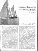 Amerika-Pokals, Aus der Geschichte des