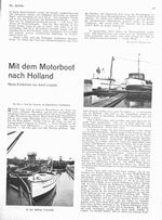 Mit dem Motorboot nach Holland
