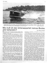 Unterwasserteil meines Bootes jetzt behandeln?, Wie muß ich das