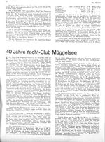 Yacht-Club Müggelsee, 40 Jahre