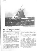 Es soll Segler geben