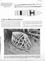 7,40 m Motorschnellboot (Yachtwerft Claus Engelbrecht)
