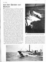 Sänden von Borkum, Auf den