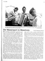Weserkreis, Der Wassersport im