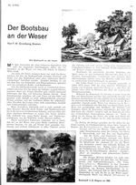 Bootsbau an der Weser, Der